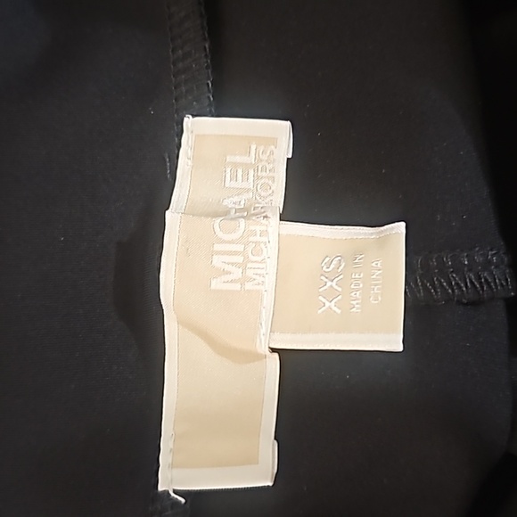 MICHAEL KORS LOGO TAPE BIKER SHORTS SZ XXS - Picture 4 of 5